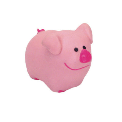 Rascals Latex Pig Dog Toy Pink 2.75