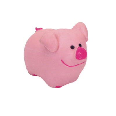 Rascals Latex Pig Dog Toy Pink 2.75 in
