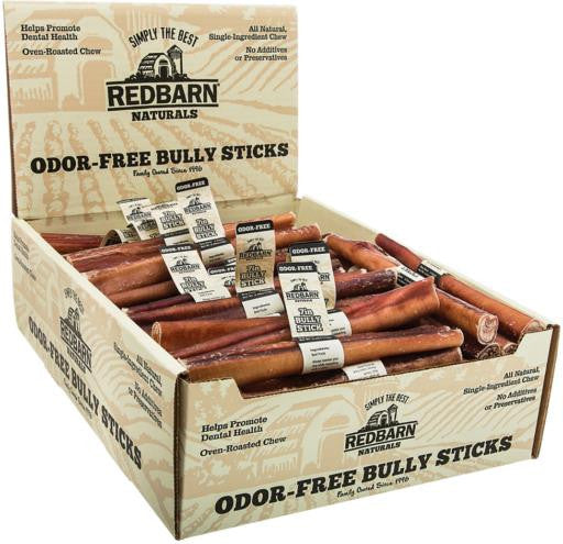 Red Barn Odor Free 7" Bully Stick C=35 {L-1x} 416326 785184000397