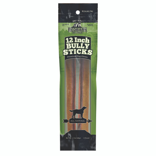 Redbarn Bully Stick Dog Treat 12in 2pk