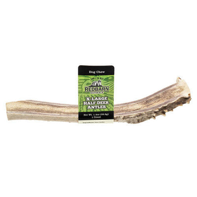 Redbarn Natural Deer Antler Dog Treat Split XL 1.4oz