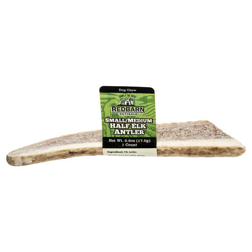 Redbarn Natural Elk Antler Dog Treat Split SM/MD 0.6oz