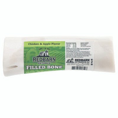 Redbarn Naturals Filled Bone Dog Treat Chicken & Apple LG 15ct