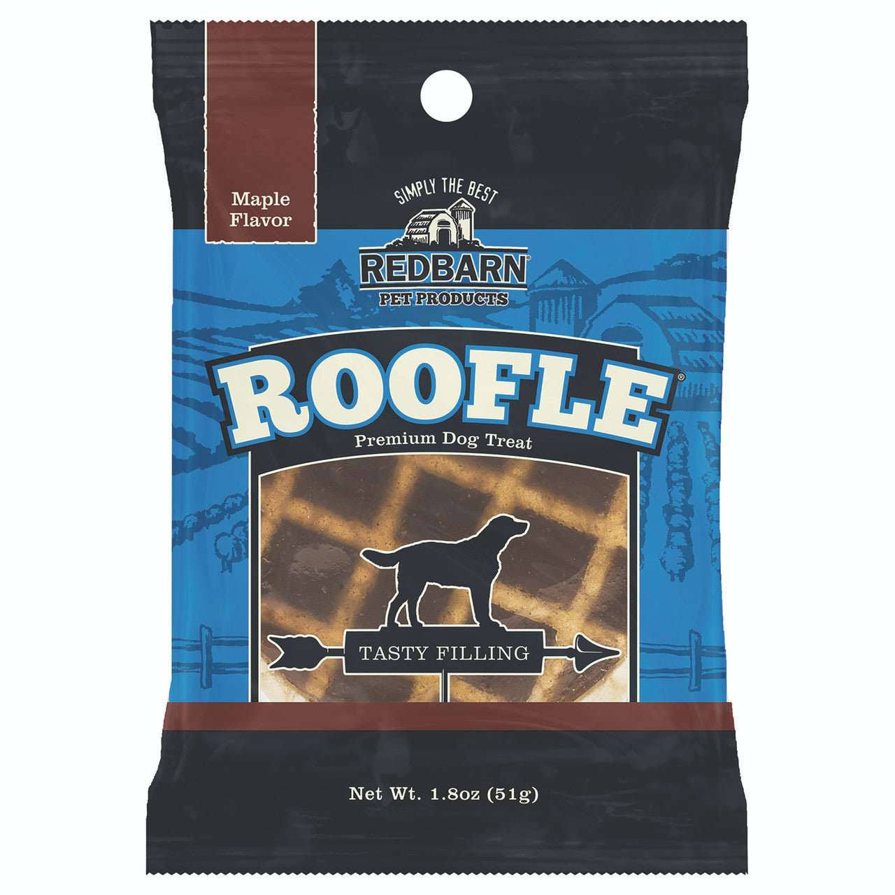 Redbarn Roofle Dog Treat 1.8oz 50ct