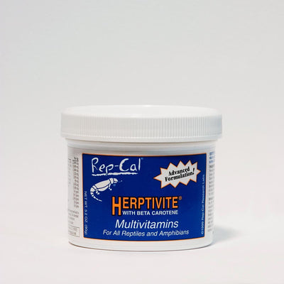 Rep-Cal Research Labs Herptivite with Beta Carotene Multivitamins Reptile Supplement 3.3 oz