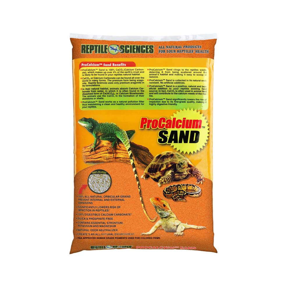 Reptil Sciences ProCalcium Terrarium Sand Orange 4/10 lb