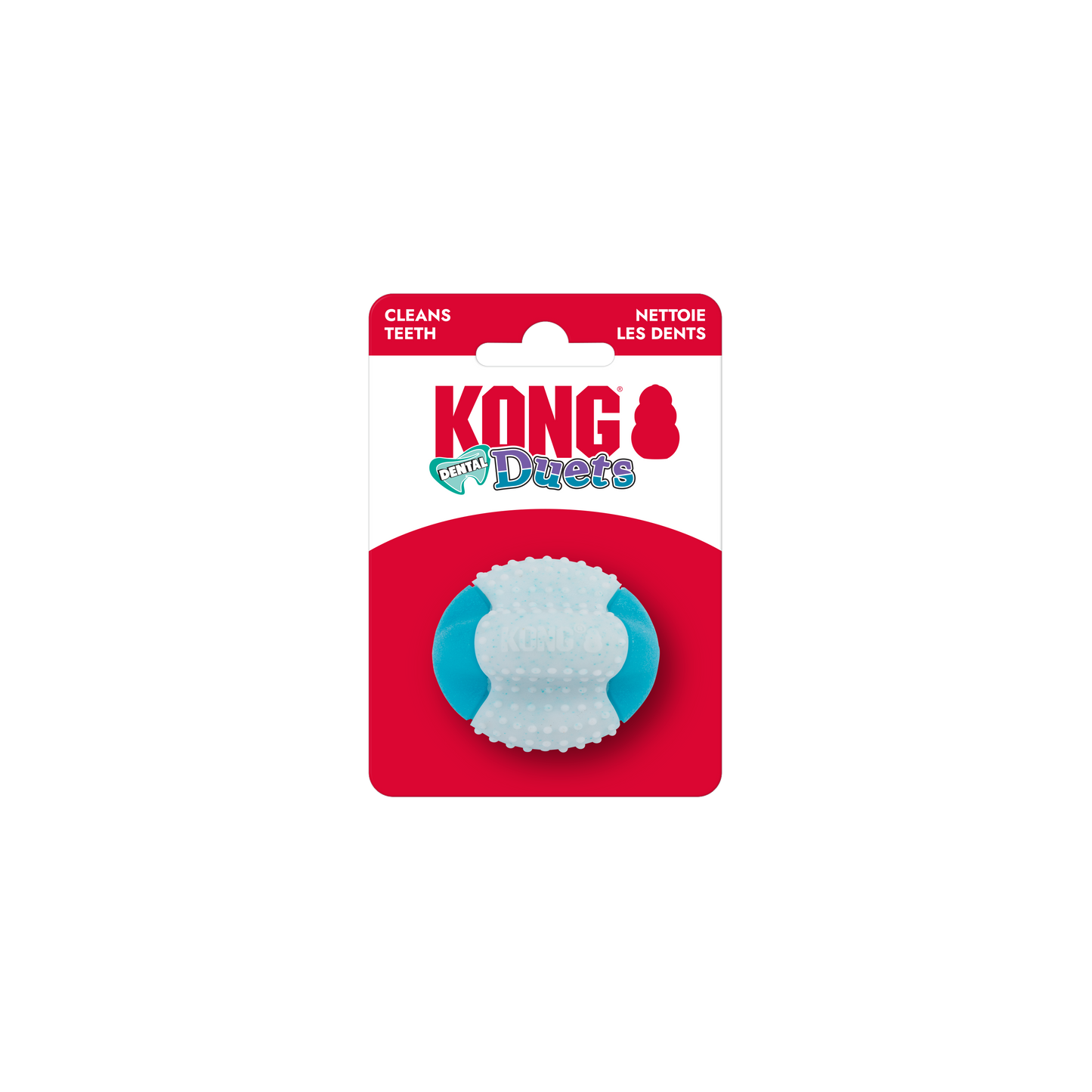 KONG Duets Dental Ball Dog Toy X-Small/Xm 035585506227