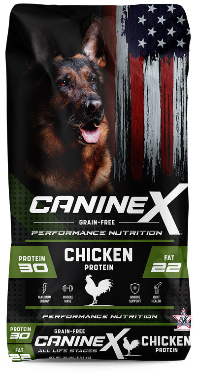 SPORTMIX CanineX Grain Free Performance Nutrition Dry Dog Food Chicken Protein 40 lb 034846703122