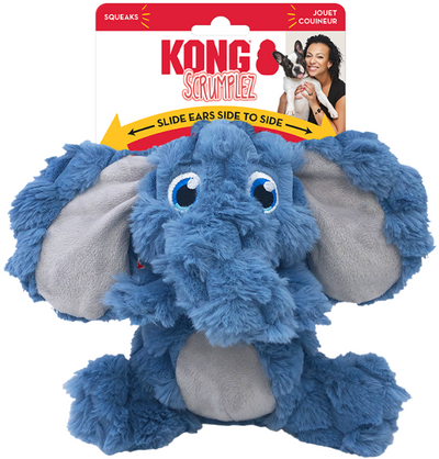 KONG Scrumplez Dog Toy Elephant Medium 035585498768