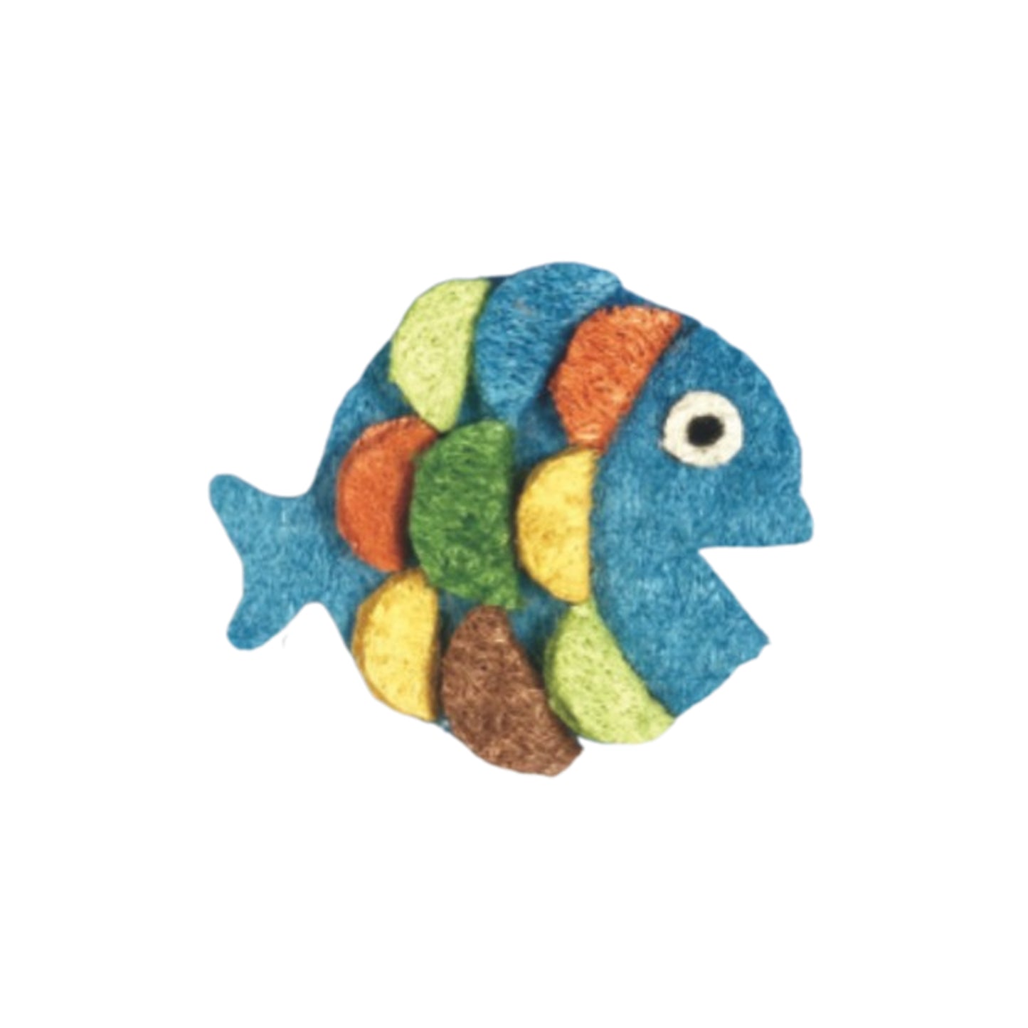 A & E Cages Nibbles Rainbow Fish Small Animal Chew Toy 644472002553