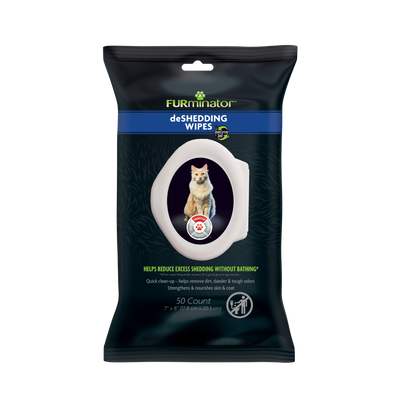 FURminator deShedding Wipes for Cat 50 ct 811794933630