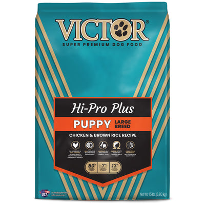 Victor Classic Hi-Pro Plus Large Breed Dry Puppy Food 15 lb 899944446575