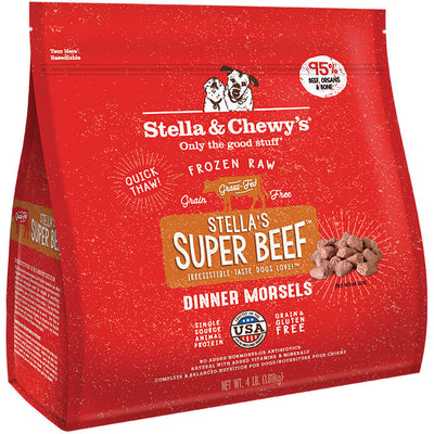 S&c Spr Bf frozen Dinner Dog 4 Lb {L-1x}860062 SD-5 186011001370