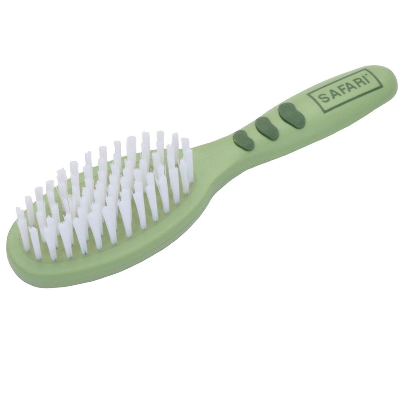 Safari Bristle Cat Brush Green One Size