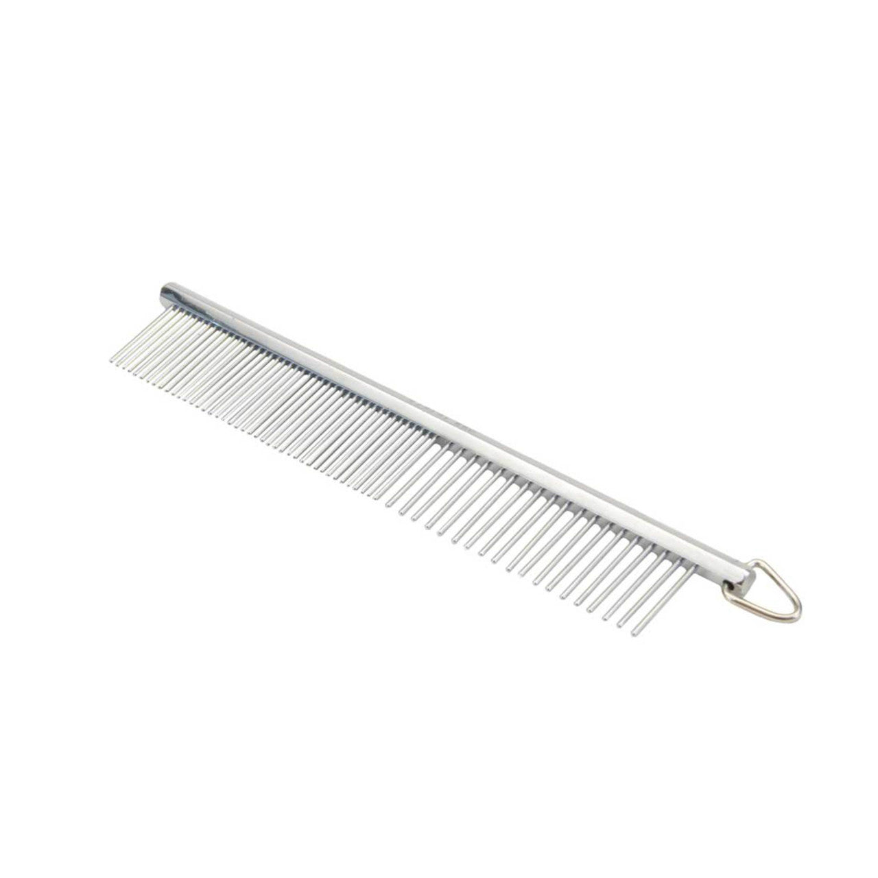 Safari Dog Grooming Comb Medium/Fine Silver 4.5 in