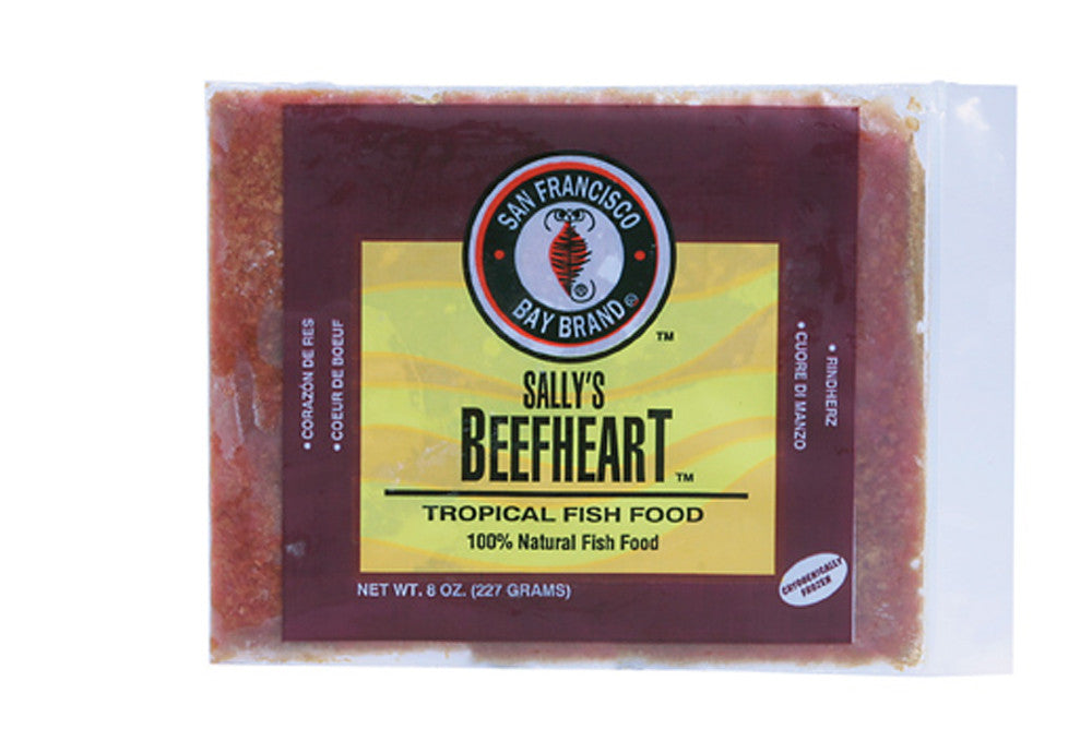 San Francisco Beefheart Frozen Fish Food 8 oz SD-5