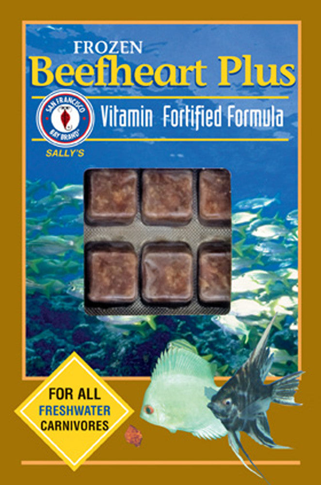 San Francisco Beefheart Plus Frozen Fish Food 3.5 oz SD-5