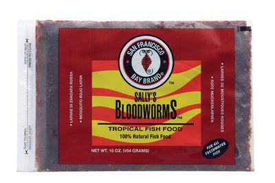 San Francisco Bloodworms Frozen Fish Food 16 oz SD-5