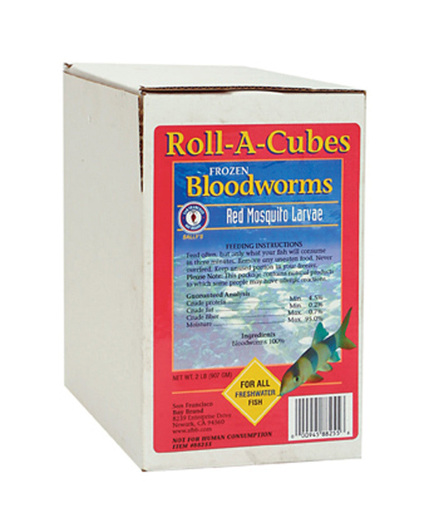 San Francisco Bloodworms Frozen Fish Food 2 lb SD-5