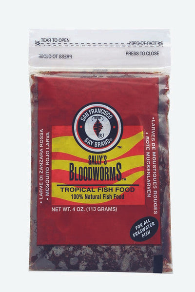San Francisco Bloodworms Frozen Fish Food 4 oz SD - 5 - Aquarium