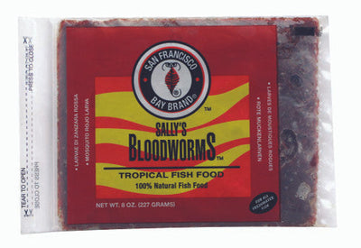San Francisco Bloodworms Frozen Fish Food 8 oz SD - 5 - Aquarium
