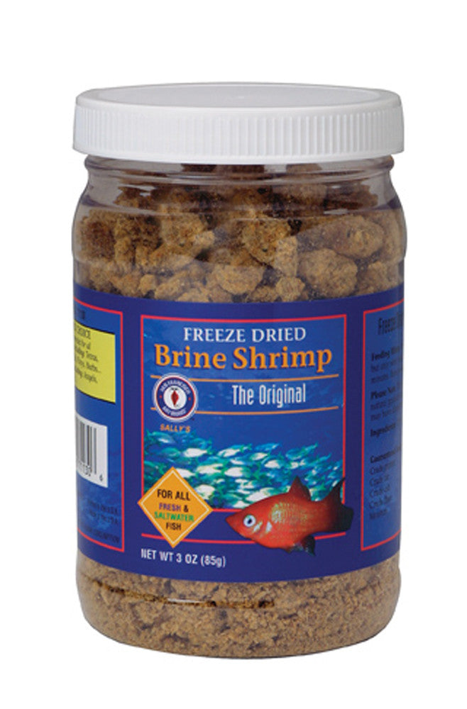 San Francisco Brine Shrimp Freeze Dried Fish Food 3 oz