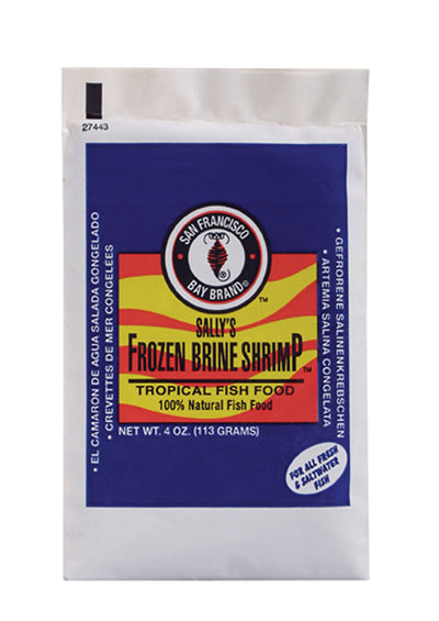 San Francisco Brine Shrimp Frozen Fish Food 4 oz SD-5