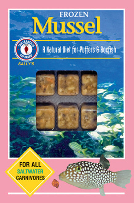 San Francisco Chopped Mussel Frozen Fish Food 3.5 oz SD - 5 - Aquarium