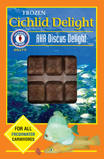 San Francisco Cichlid Delight Frozen Fish Food 3.5 oz SD - 5 - Aquarium