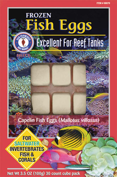 San Francisco Fish Eggs Frozen Fish Food 3.5 oz SD-5