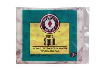 San Francisco Frozen Squid Flat 8 oz SD - 5 {L - 1} - Aquarium
