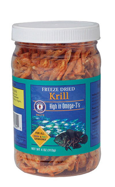 San Francisco Krill Freeze Dried Fish Food 4 oz - Aquarium