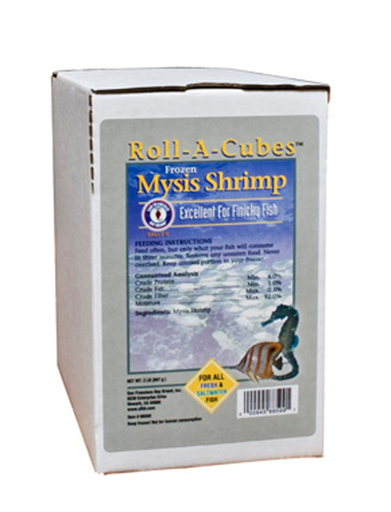 San Francisco Mysis Shrimp Frozen Fish Food 2 lb SD-5