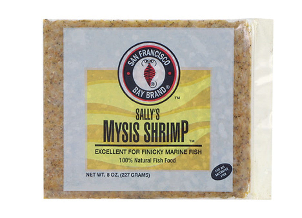 San Francisco Mysis Shrimp Frozen Fish Food 8 oz SD-5