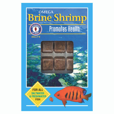 San Francisco Omega - 3 Brine Shrimp Frozen Fish Food 3.5 oz SD - 5 - Aquarium