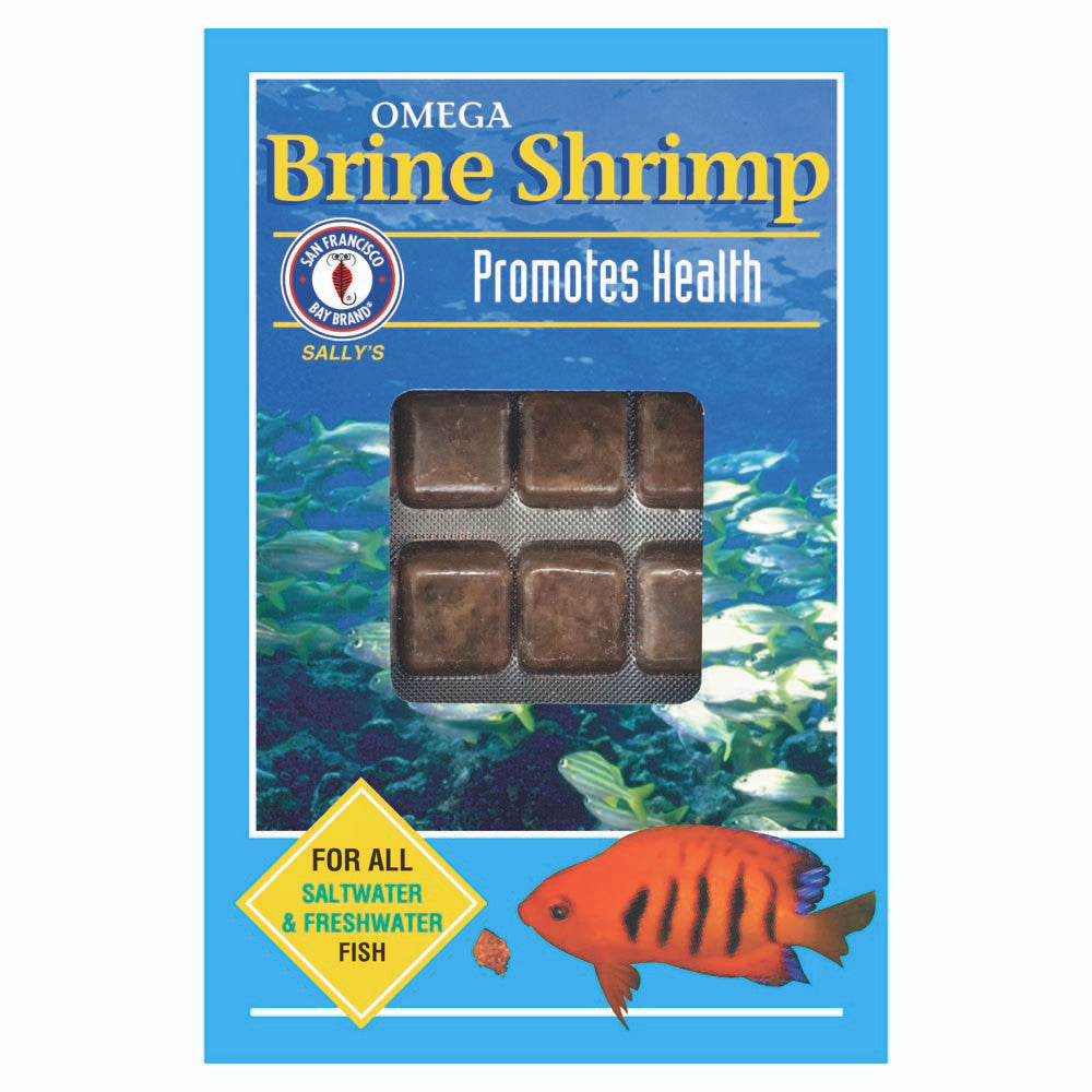 San Francisco Omega-3 Brine Shrimp Frozen Fish Food 3.5 oz SD-5
