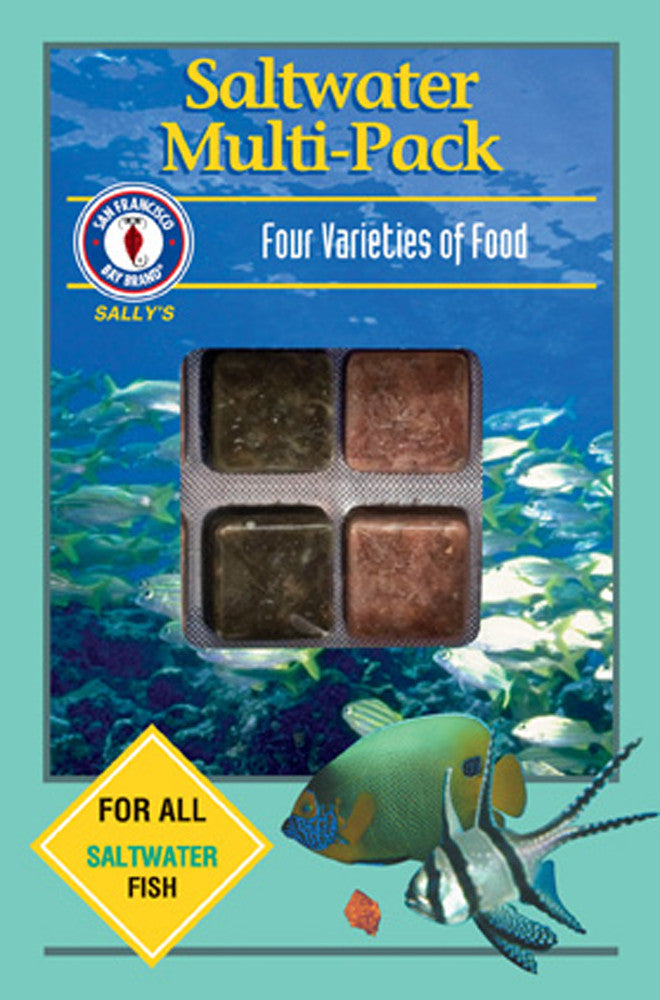 San Francisco Saltwater Multipack Frozen Fish Food 3.5 oz SD-5
