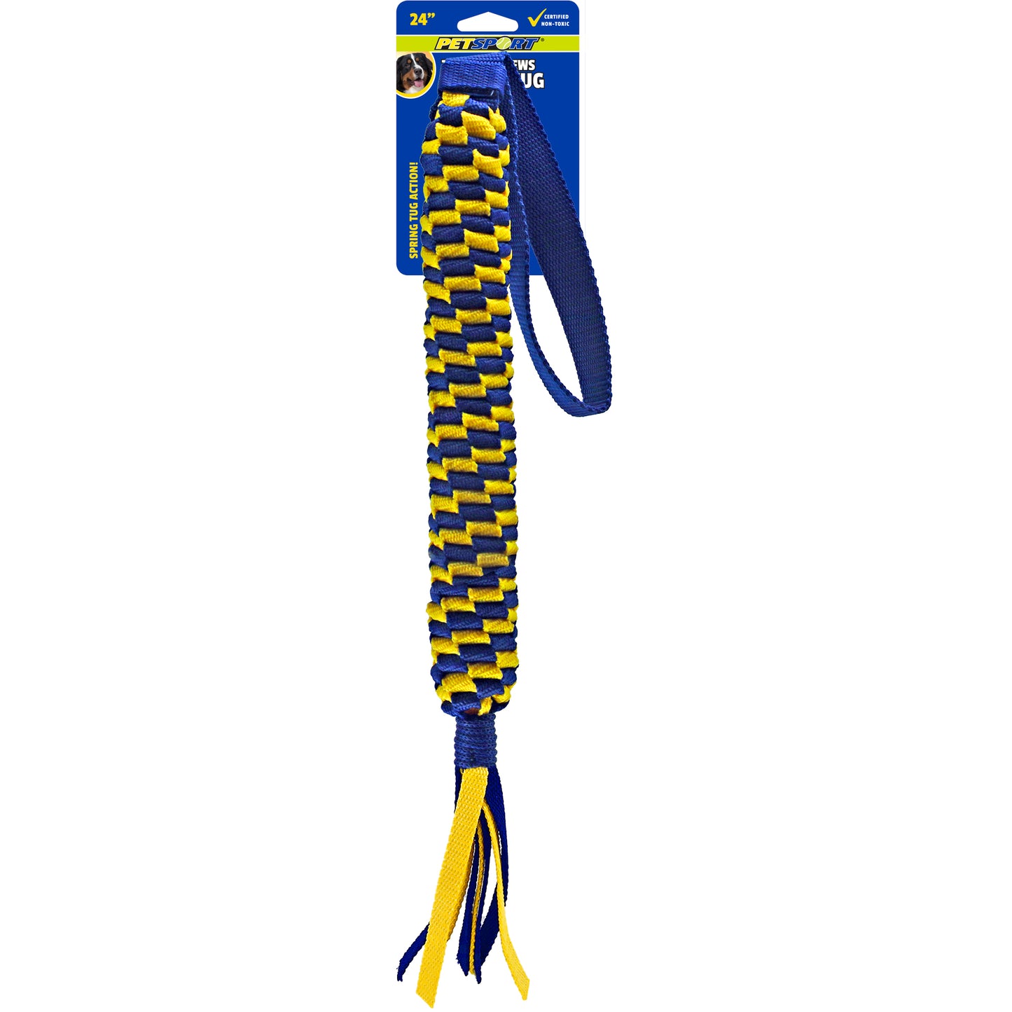 Petsport USA Twisted Chew Spring Tug Dog Toy 24 in 713080802005