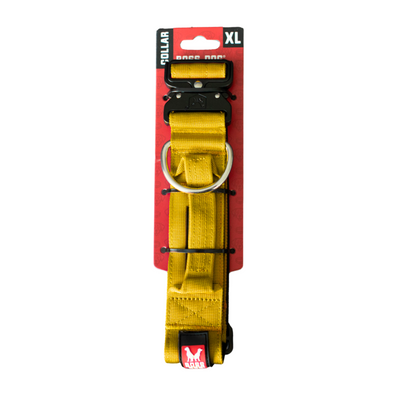 Boss Dog Tactical Adjustable Dog Collar Yellow X-Large 860011384595