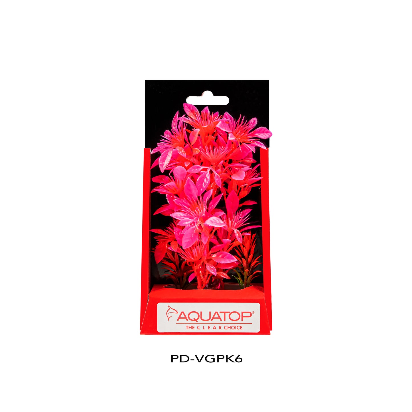 Aquatop Vibrant Garden Plant Pink 6 in 810074880268