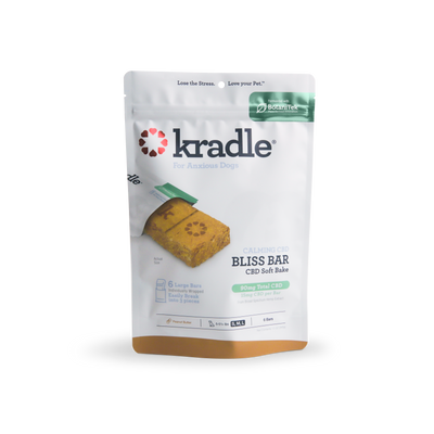 Kradle Calming CBD Soft Bake Bliss Bars 15MG Peanut Butter 6 ct 850015561313