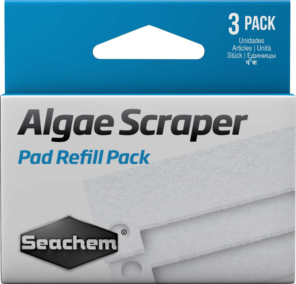 Seachem Algae Scraper Replacement Pad White 3 Pack