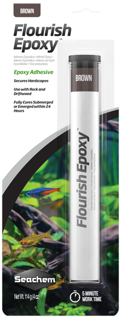 Seachem Flourish Epoxy Brown 4 Ounces - Aquarium