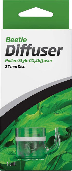 Seachem Glass Pollen Style CO2 Beetle Diffuser Clear 27 mm - Aquarium