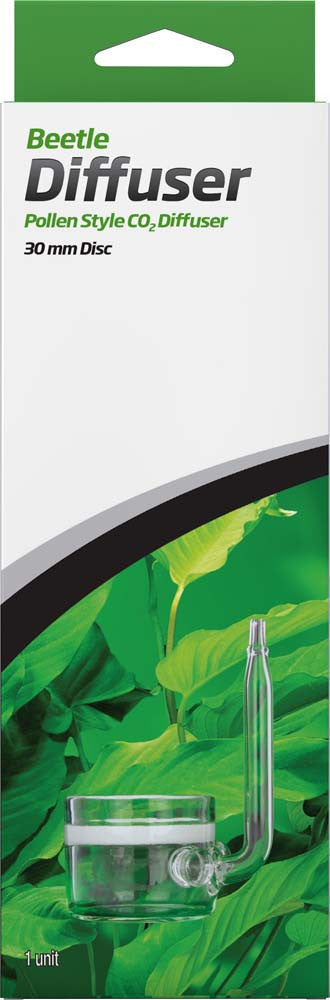 Seachem Glass Pollen Style CO2 Beetle Diffuser Clear 30 mm