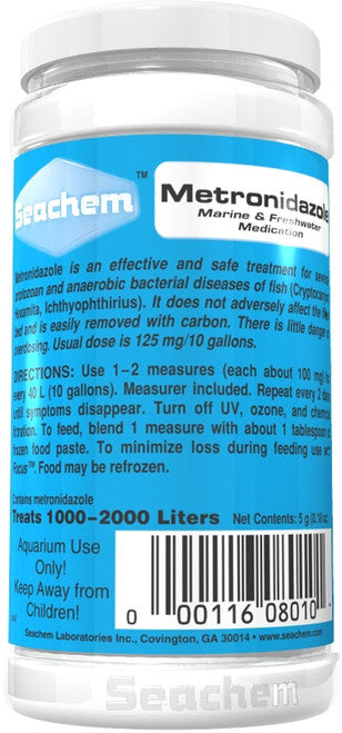 Seachem MetroPlex Parasitic and Bacterial Treatment 3.5 oz - Aquarium