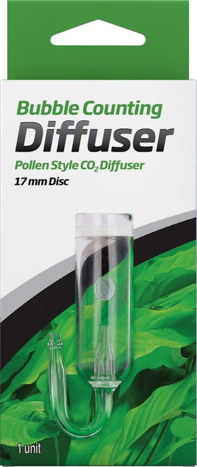 Seachem Pollen Style CO2 Bubble Counting Diffuser Clear 17 mm - Aquarium