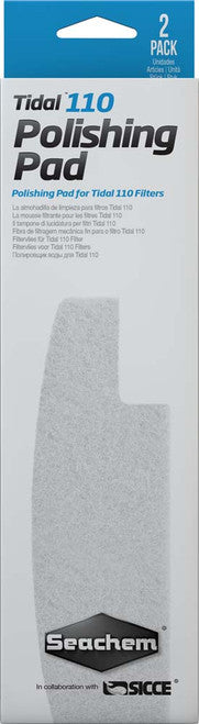 Seachem Tidal Polishing Pad For 100 Filters White 2 Pack - Aquarium