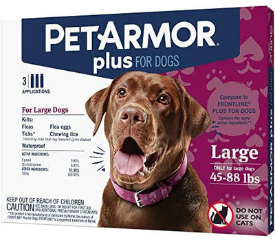 Sergeants Pet Armor Plus Flea and Tick For Dogs 44 - 88 lbs {L + 2} - Dog