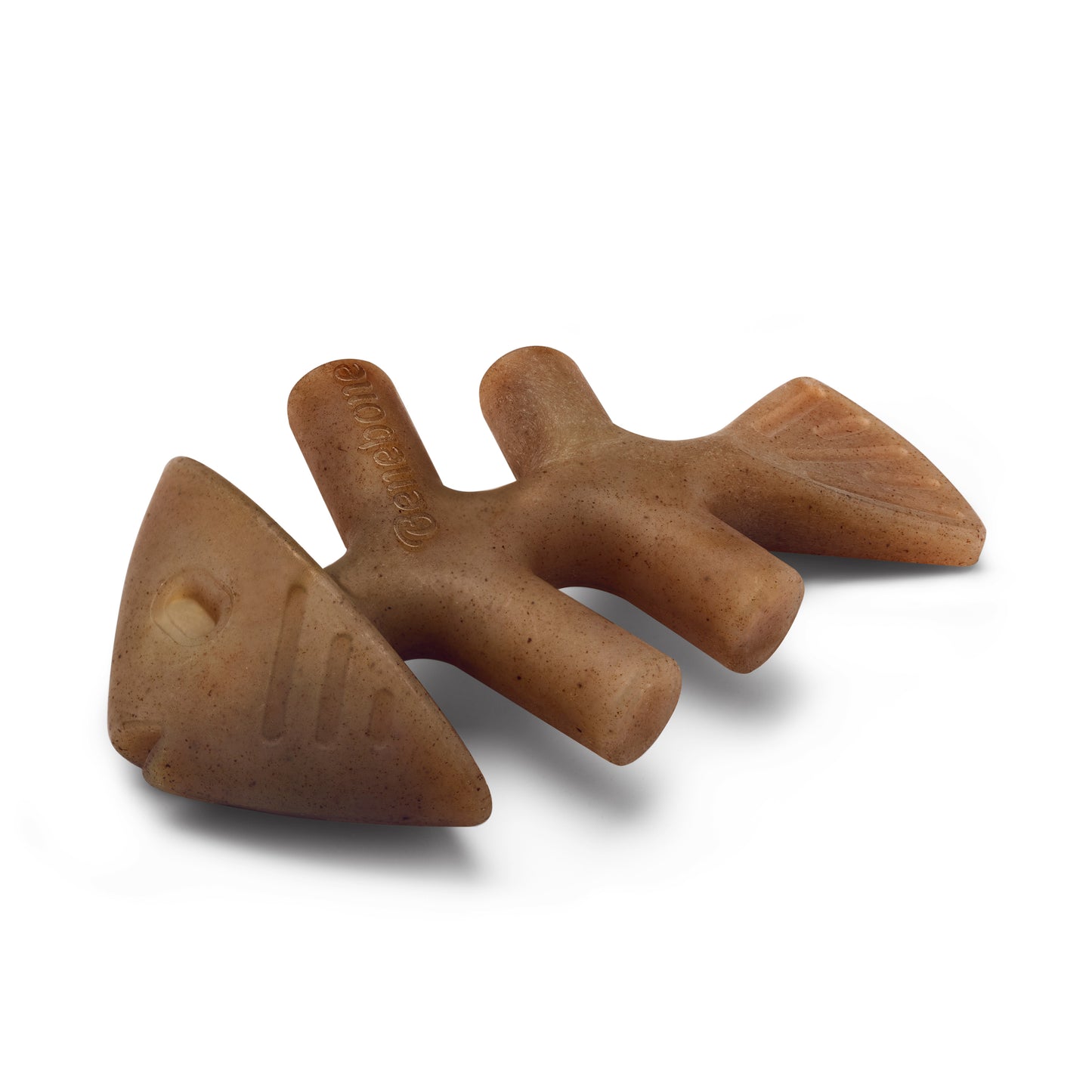 Benebone Fishbone Dog Chew Toy Salmon Small 810054210061